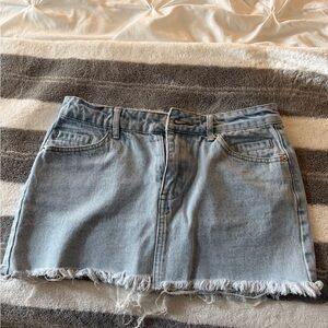 Edikted Jean Mini Skirt